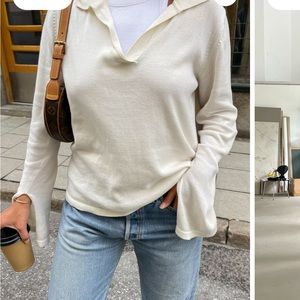 DJERF AVENUE Getaway Top Cream - size M